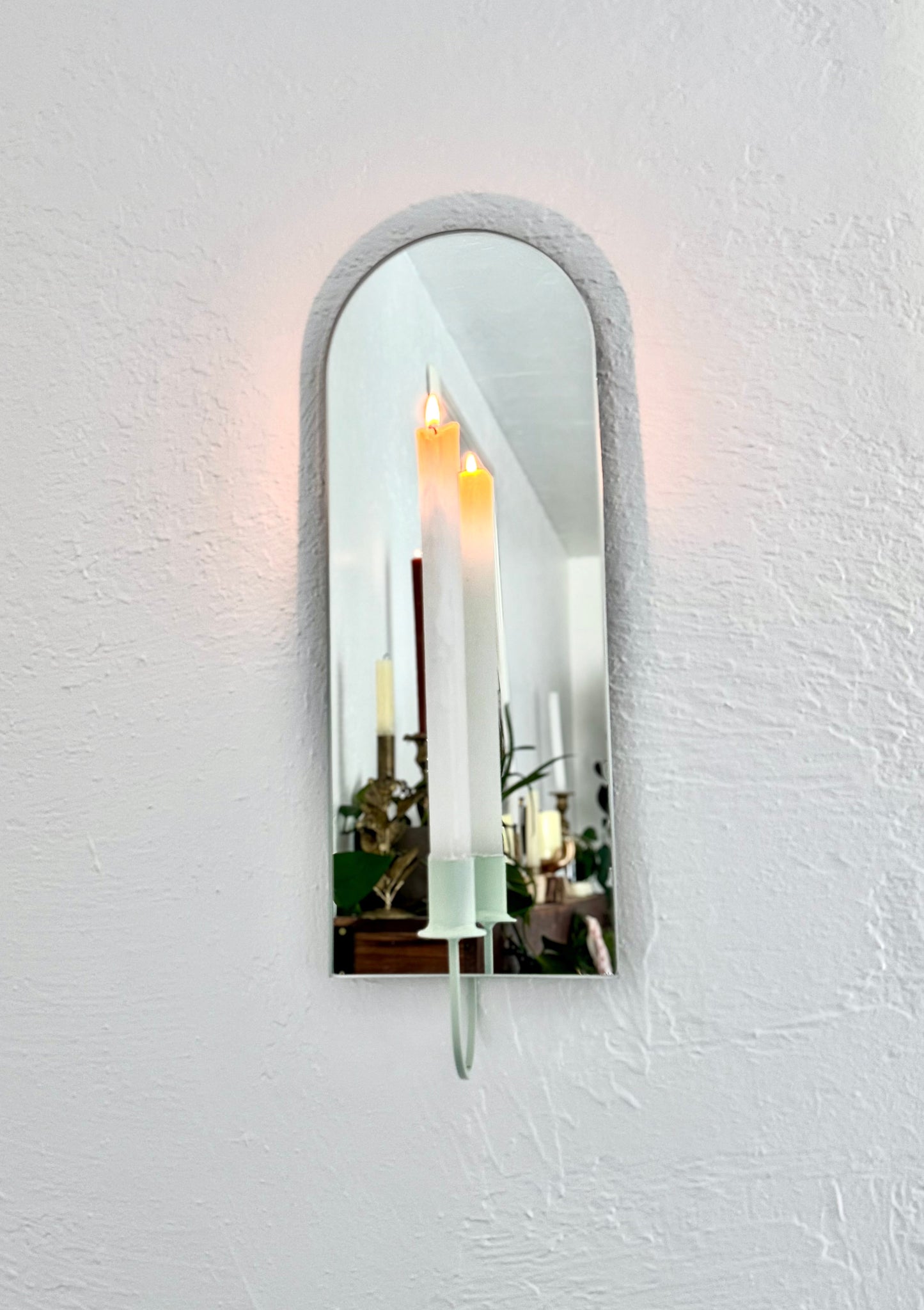 Arch Mirror Candle Sconce