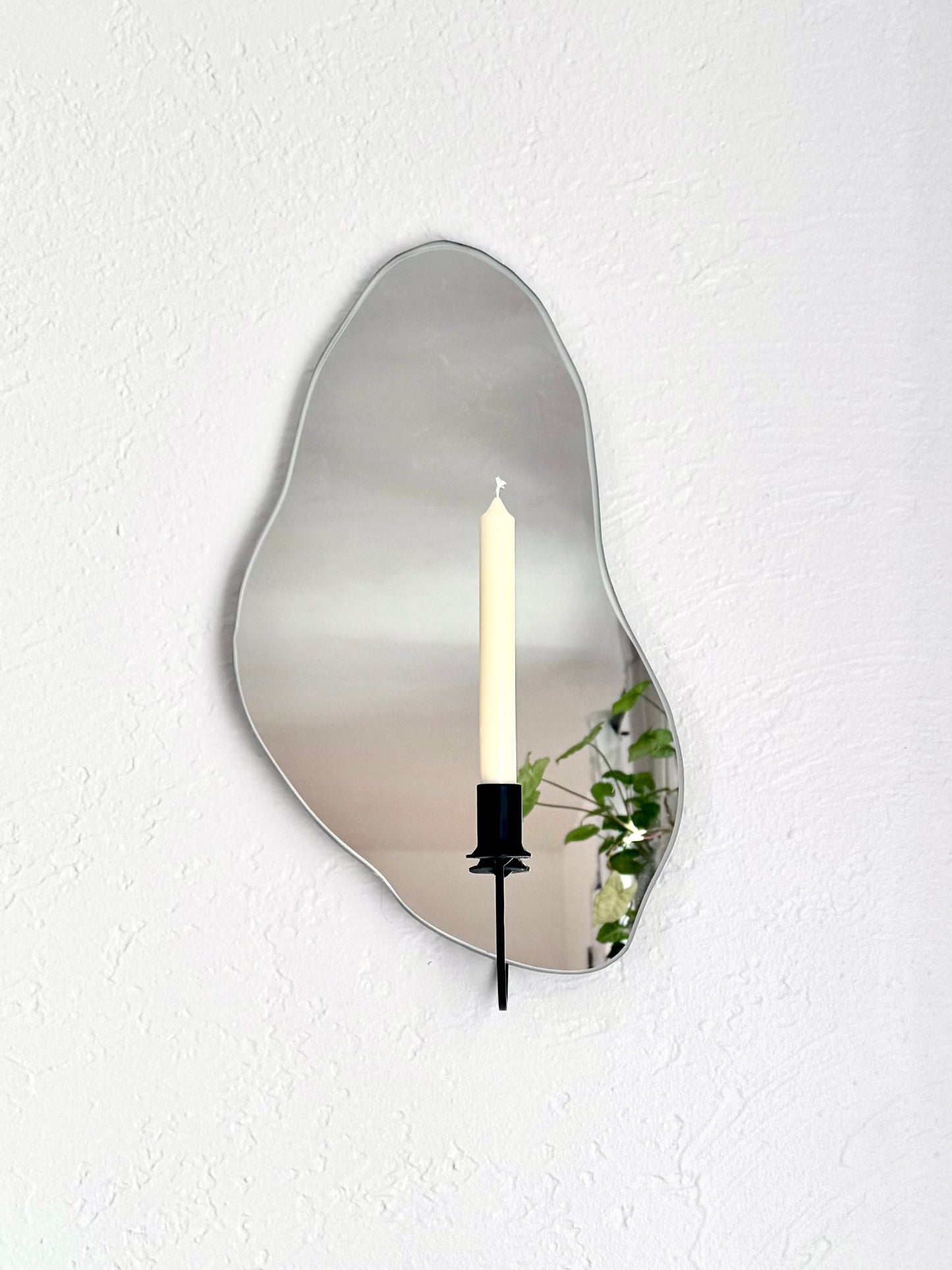 Shell Mirror Candle Sconce
