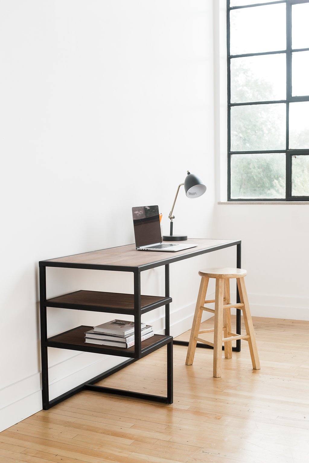 Dali Industrial-Style Handcrafted Desk