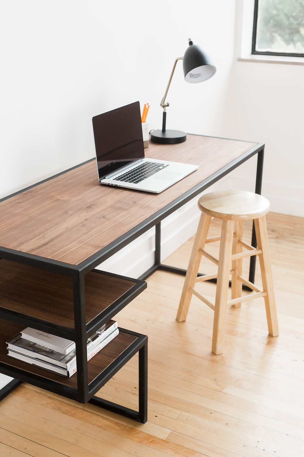 Dali Industrial-Style Handcrafted Desk